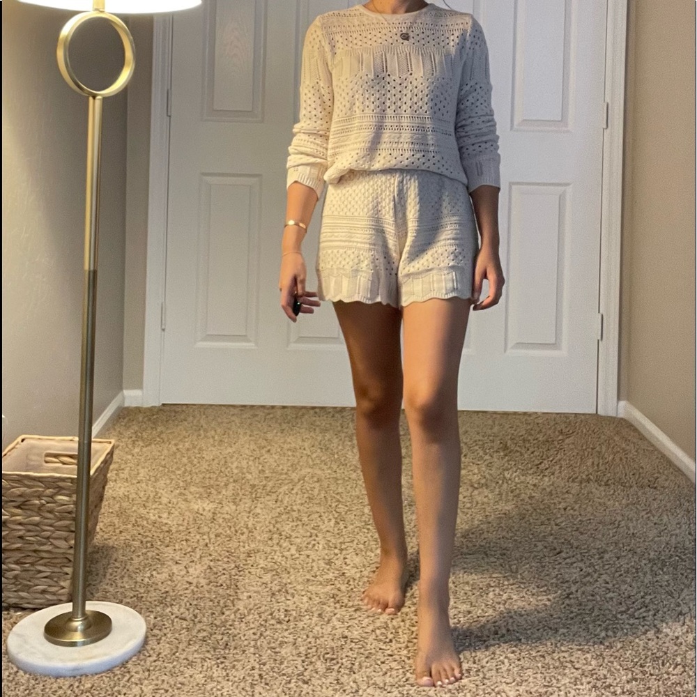 Coordinating top and shorts bottom both in size S